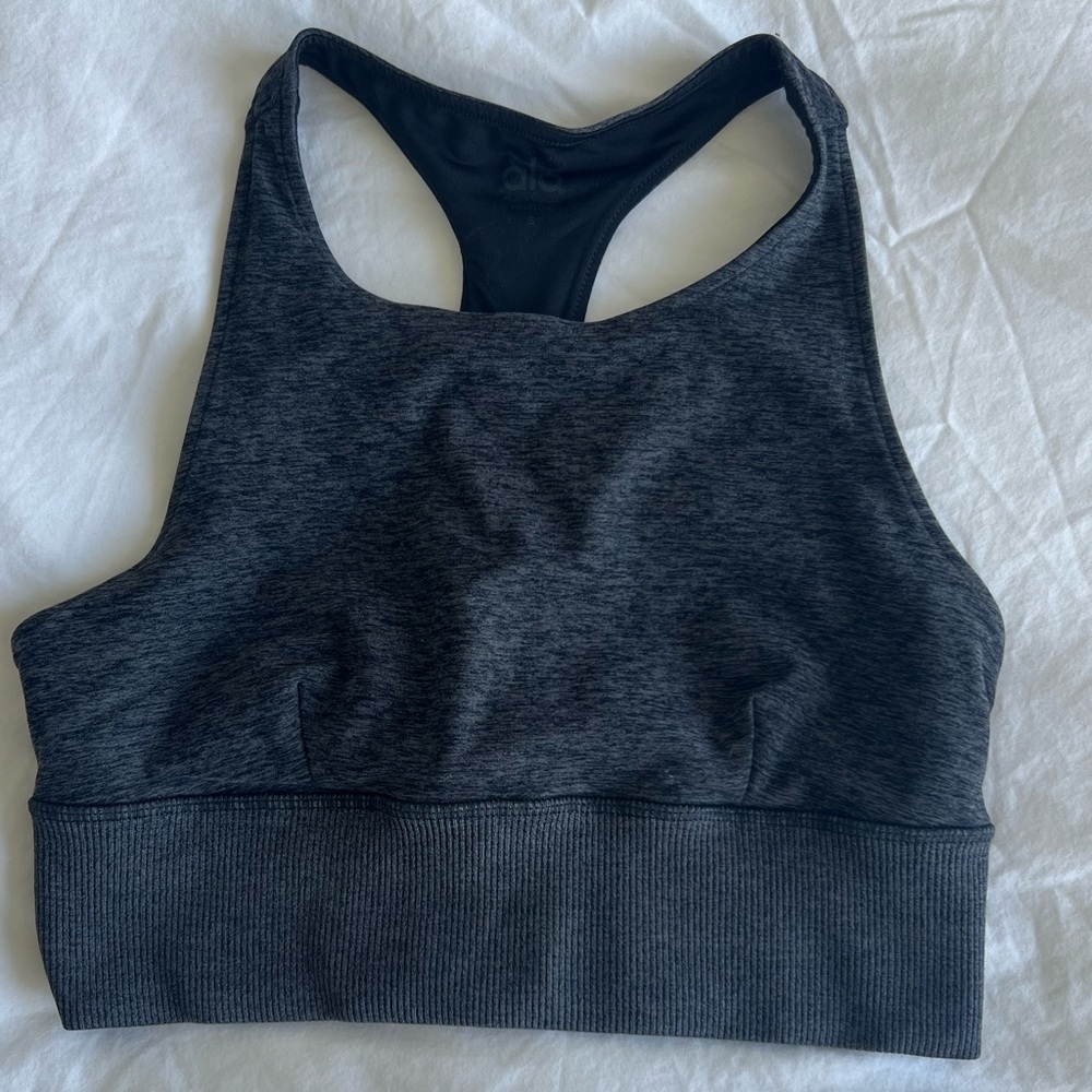Alosoft Serenity Bra Dark Gray Size Small